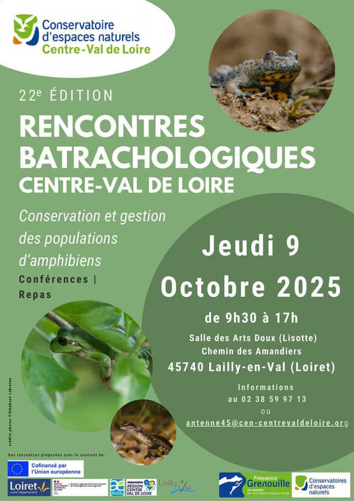 Affiches des rencontres batrachologiques.