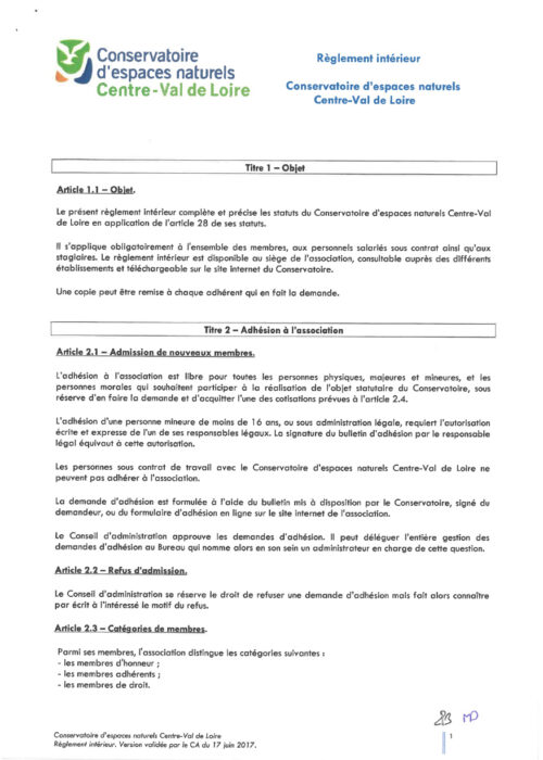 Reglement